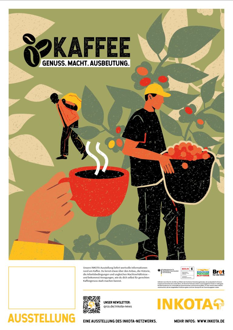 Poster zur INKOTA-Kaffee-Ausstellung